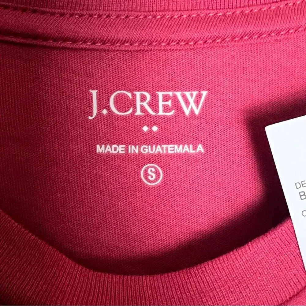 J.Crew Short Sleeve Crewneck Graphic Map of New York Boroughs Sz S NWT